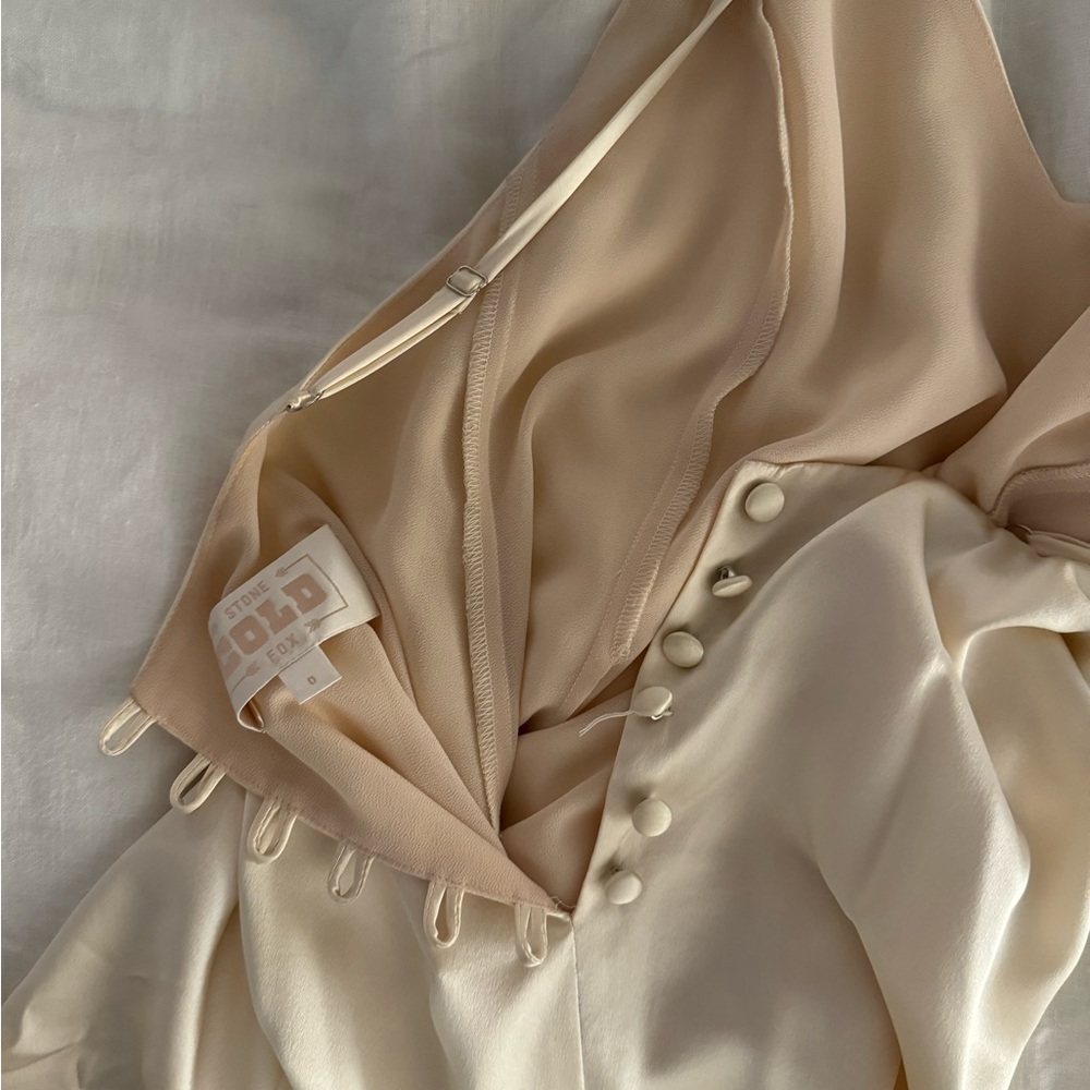 STONE COLD FOX BACKLESS SILK SLIP